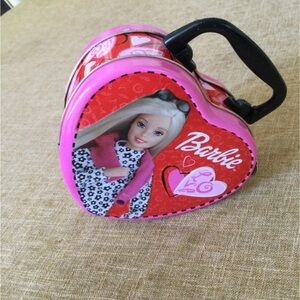 Barbie Heart-Shaped Storage Box - Pink and Red